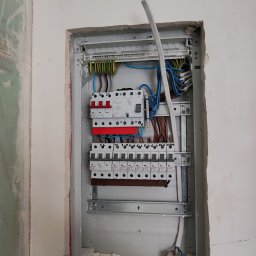 Rozdzielnica elektryczna, w lokalach mieszkalnych. 