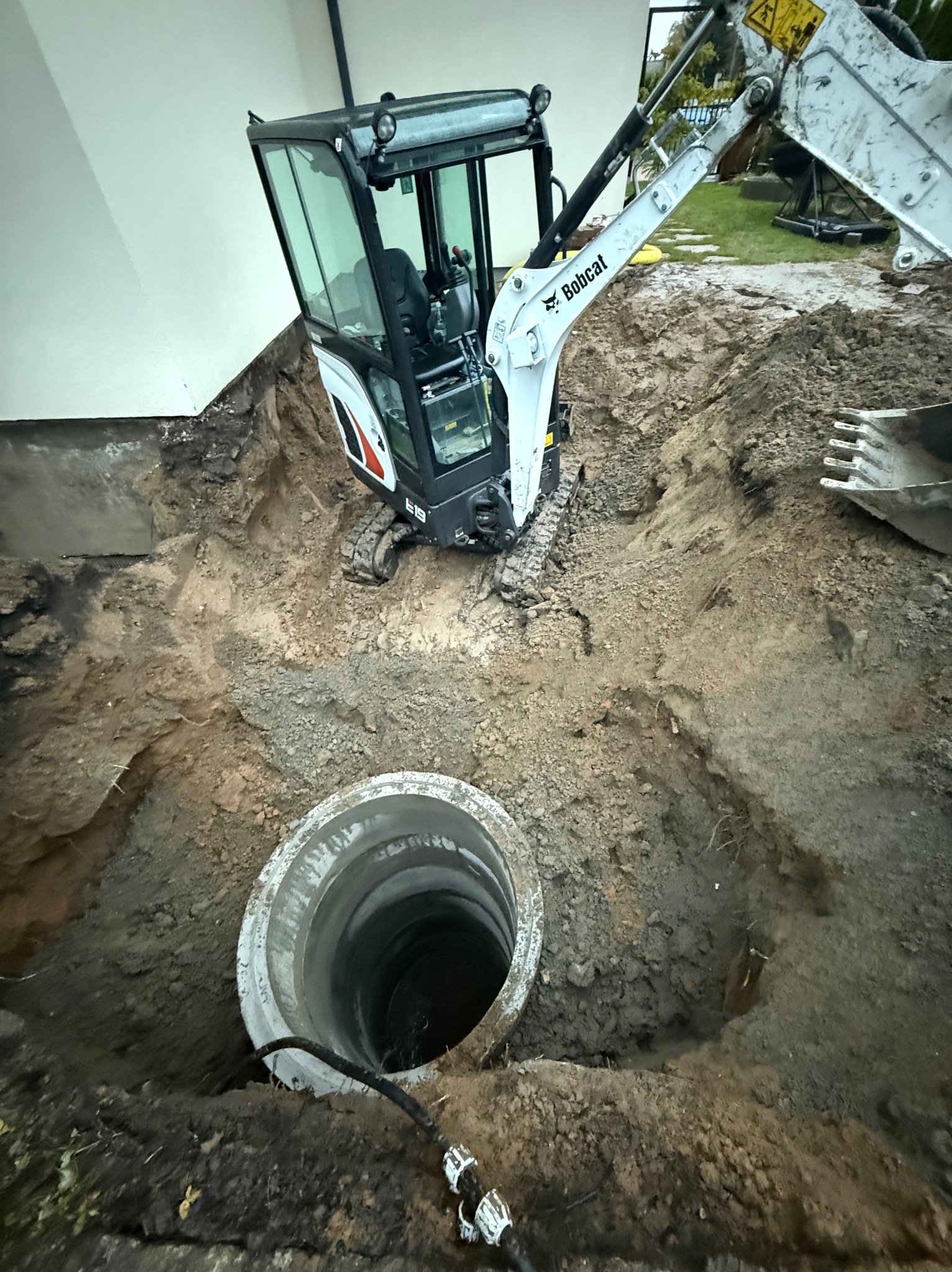 Studzienka montowana na głębokości 4metrow