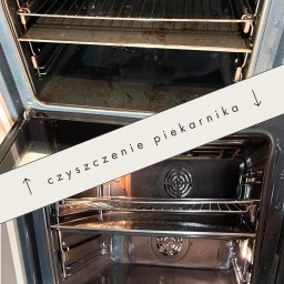 ELEMENTIA Magdalena Adamska - przed po mycie piekarnika