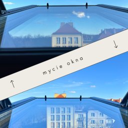 ELEMENTIA Magdalena Adamska - przed po mycie okien