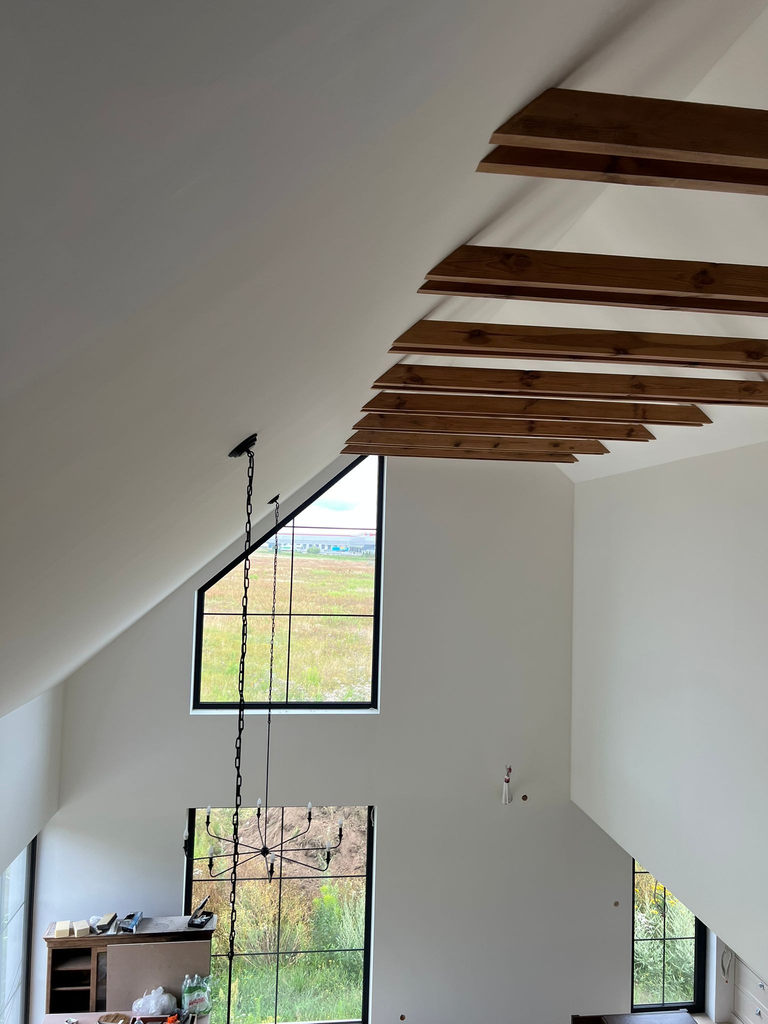 zabudowa z KG na wysokościach, obróbka jętek