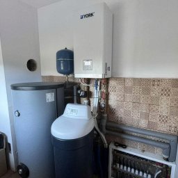 Hubert - Kotłownia z pompą ciepła typu split w nowym domu 120m2