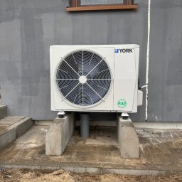 Pompa ciepła typu split w domu 100m2