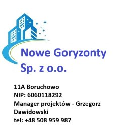 NOWE GORYZONTY SP&Oacute;ŁKA Z OGRANICZONĄ ODPOWIEDZIALNOŚCIĄ - Ocieplenia Dom&oacute;w Boruchowo