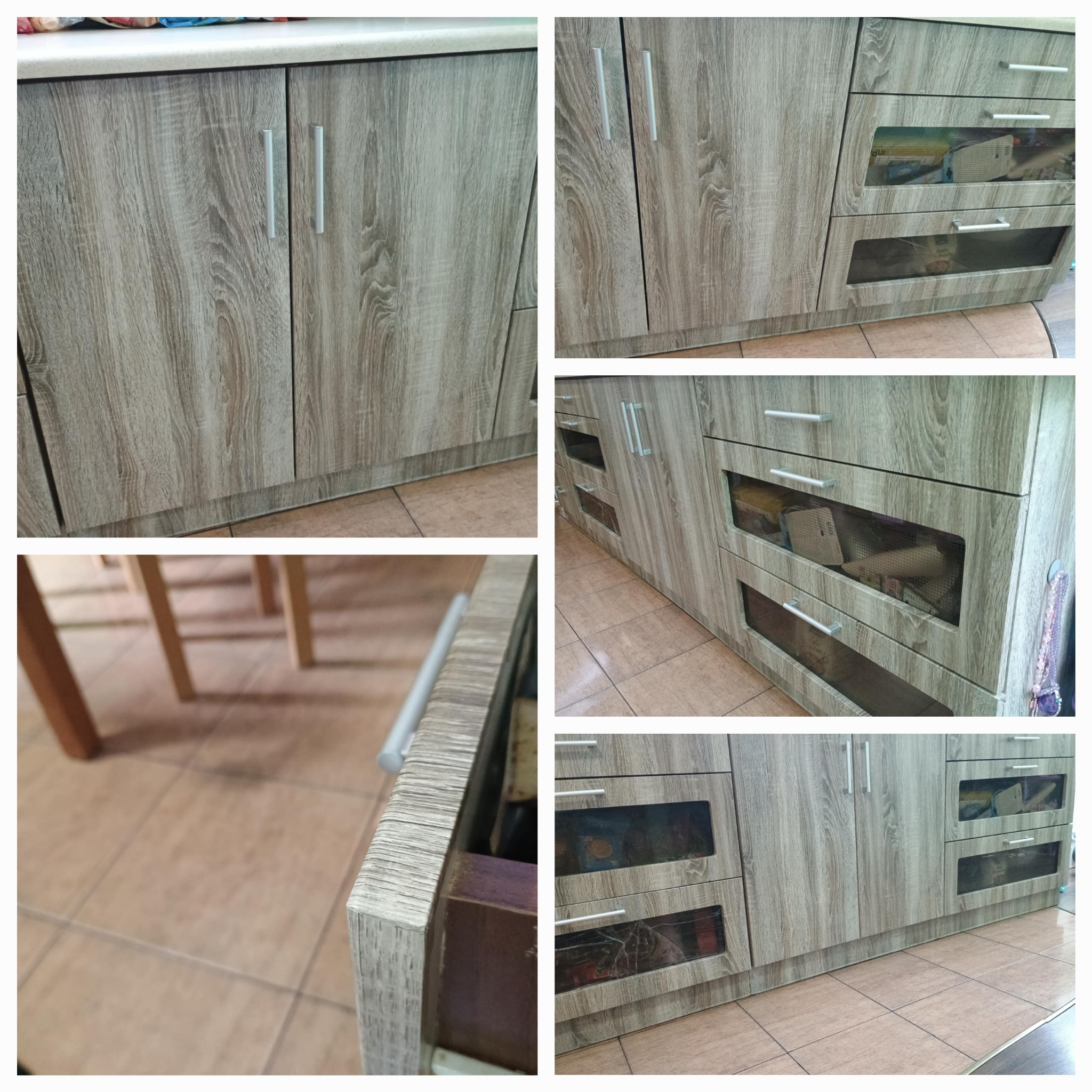 Kuchnia po oklejeniu. Jak widać efekt jest zdumiewający