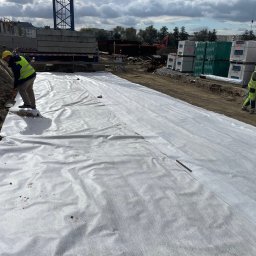 Adam Zdunek Usługi Brukarskie - Przygotowanie terenu pod utwardzenie.