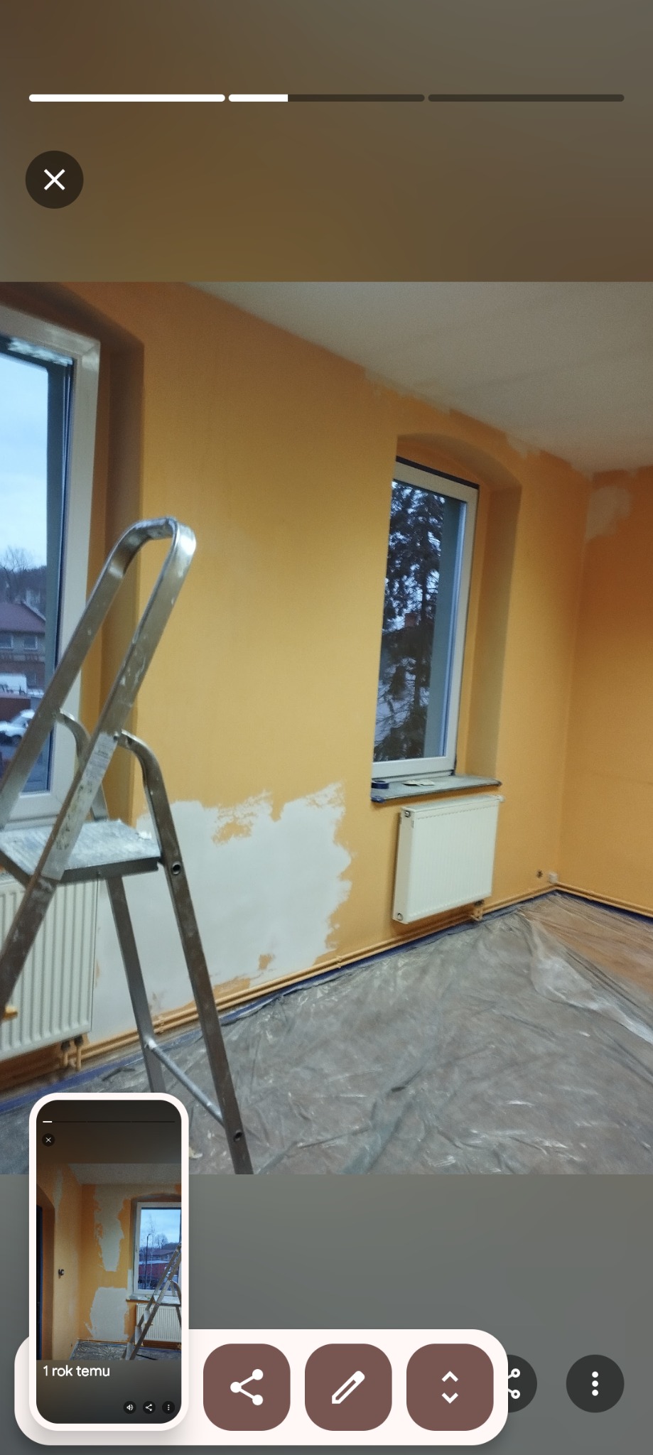 Reperacja ścian ( 7 pomieszczeń biurowych)