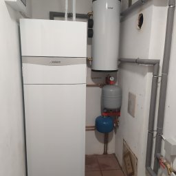 Wymiana kotłowni węglowej na pompę ciepła Vaillant 7 KW.