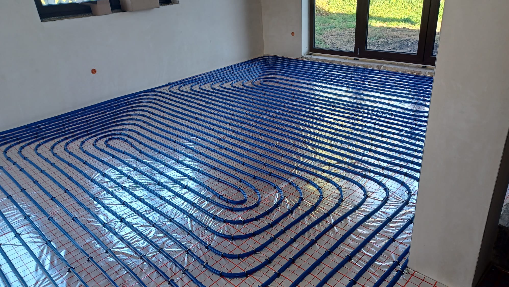 Ogrzewanie podłogowe pod pompę ciepła.