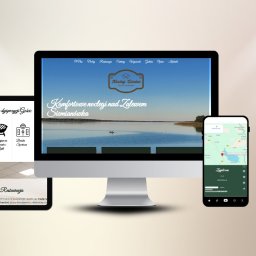 Strona typu one-page wizytówka dla obiektu noclegowego