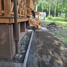 Układanie kostki brukowej Borcz 3