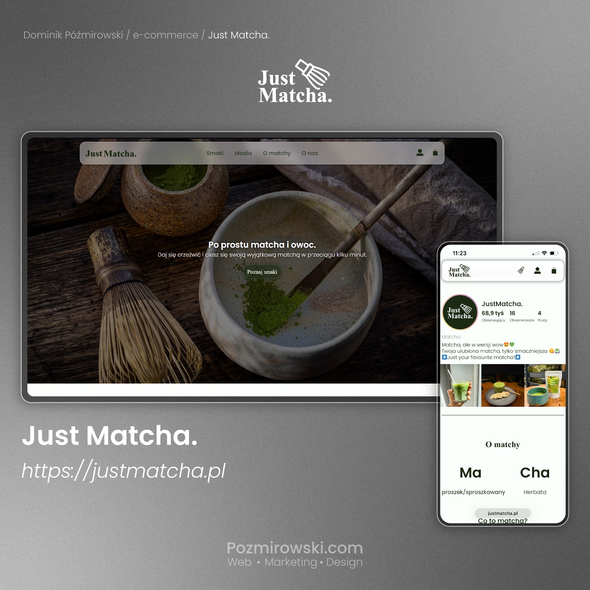 Sklep internetowy z matchą na co dzień.