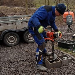 wiertnica spalinowa 6,5 kM - do wynajęcia