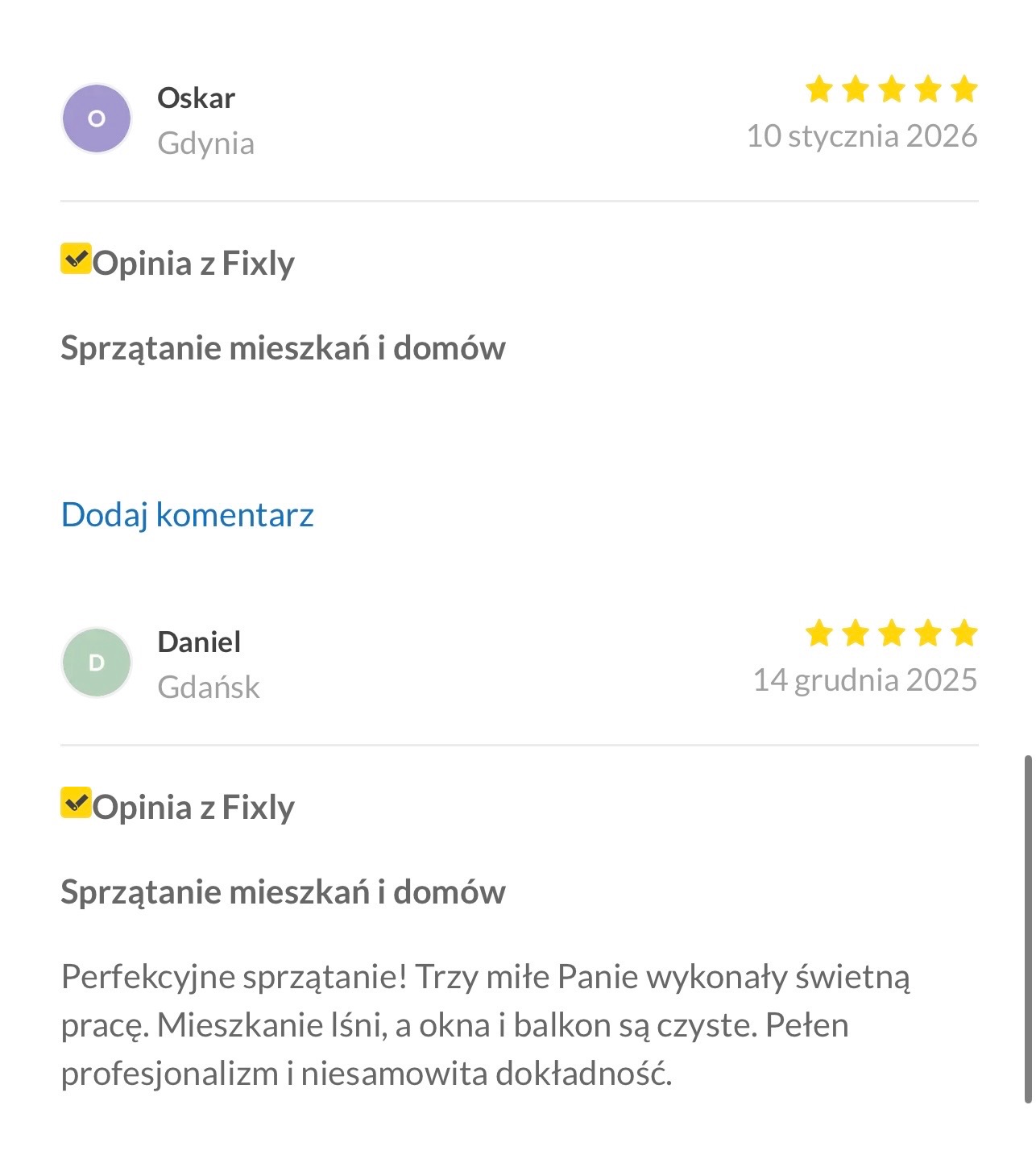 Opinie Naszych Klientów