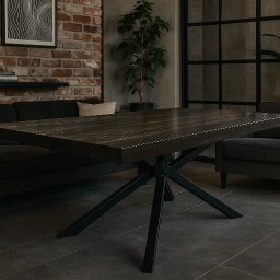 Stołu w stylu loft/industrial/rustic. Sprzedaż na stalowych nogach. Możliwość realizacji indywidualnych zamówień 