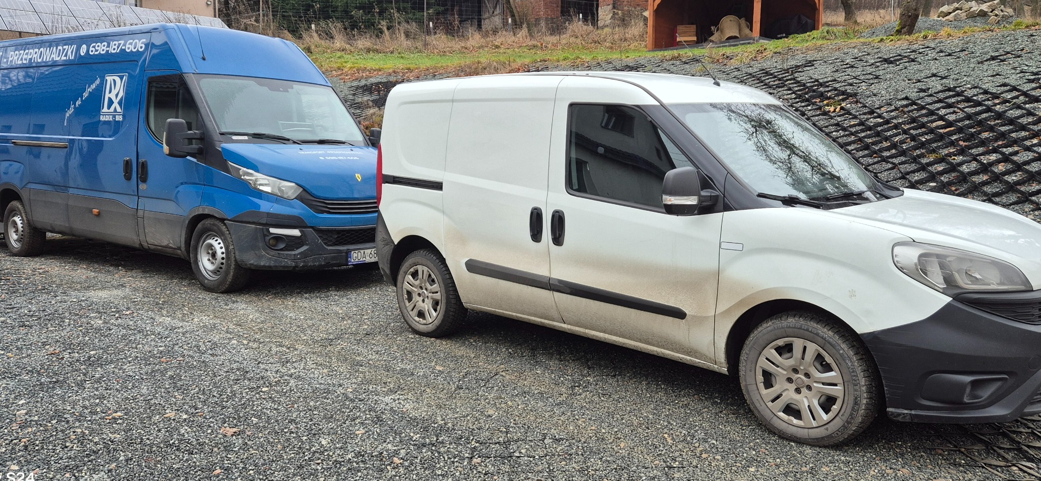Wynajem doblo cargo i iveco daily maxi