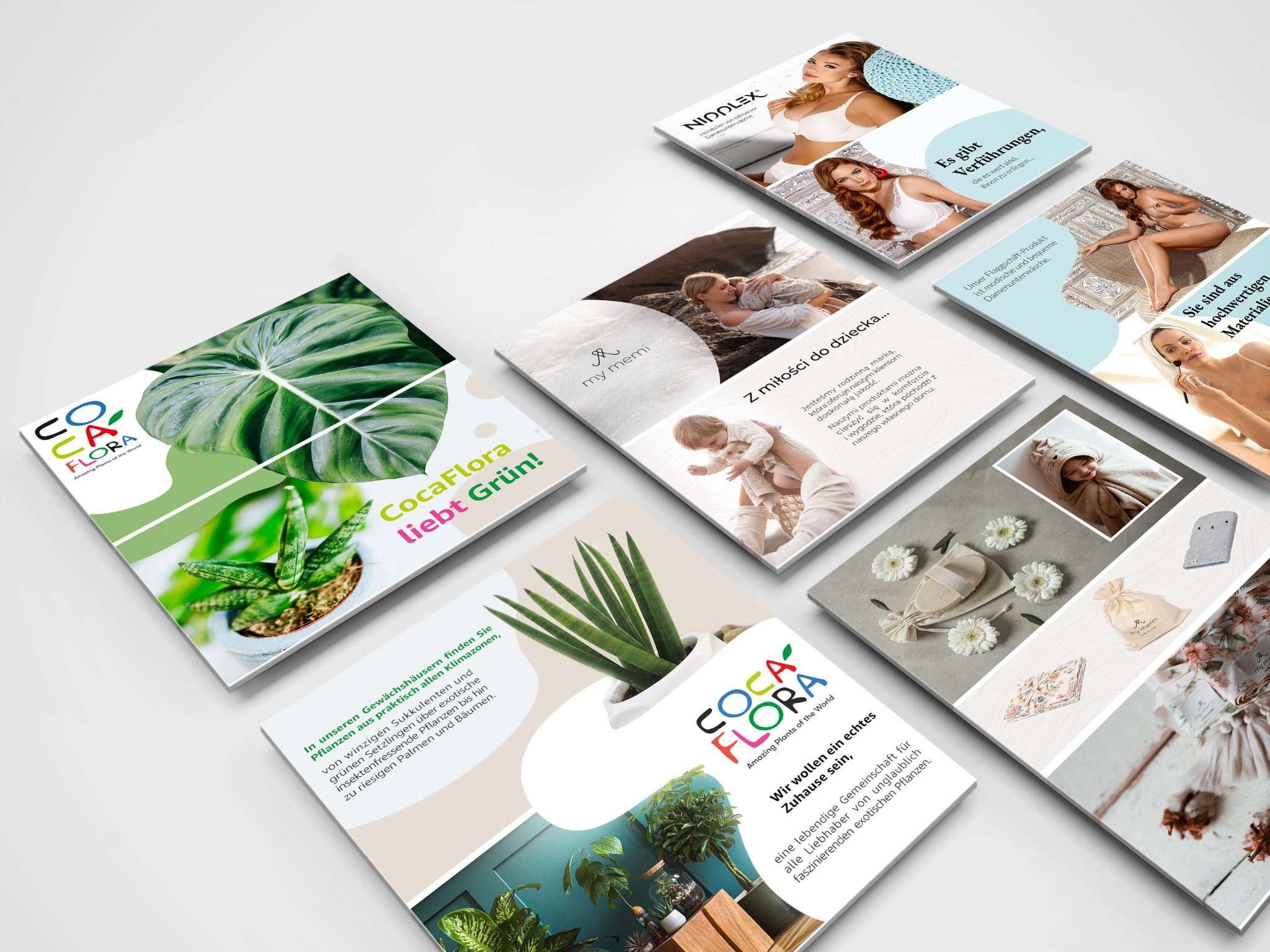 Przykłady A+, wizualnego opisu produktów na Amazon