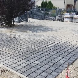 Podjazd z kostki ażurowej Ekol 