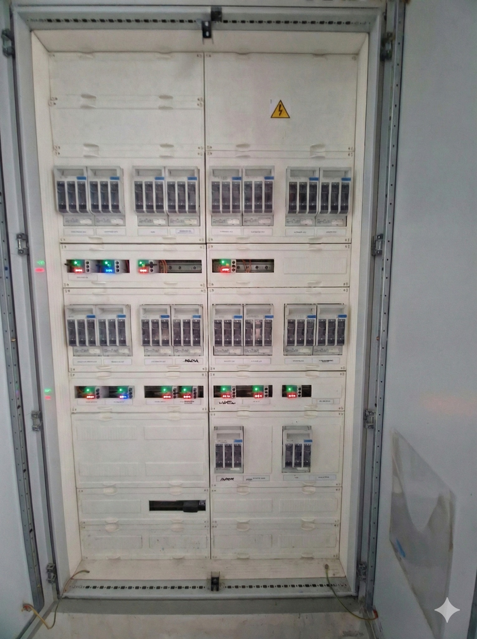 Modernizowana rozdzielnica 9 piętrowego budynku