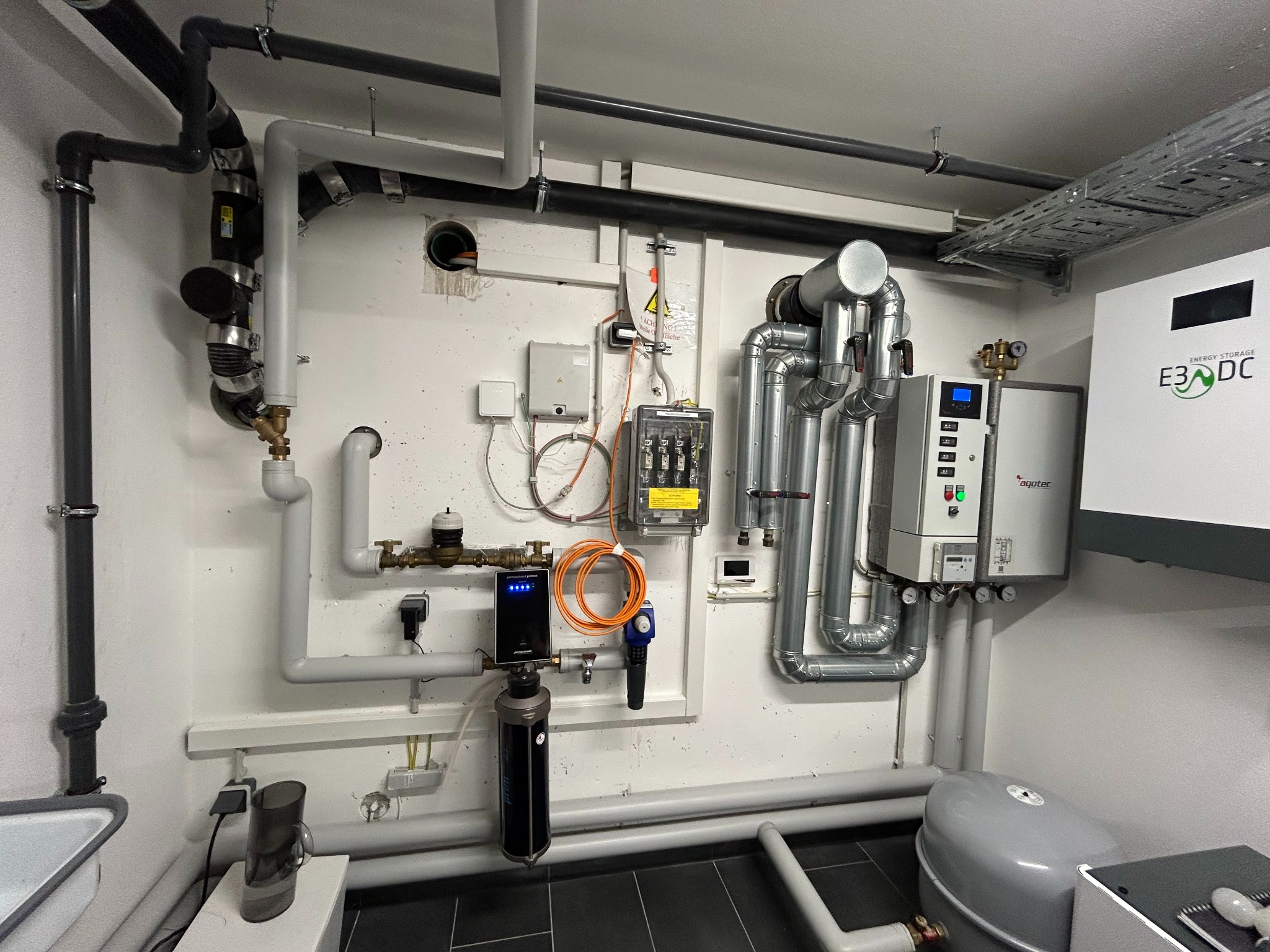 przykładowa instalacja w kotłowni