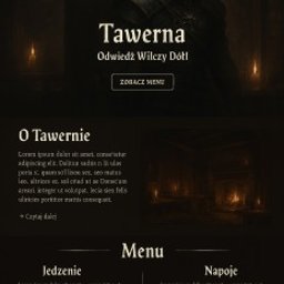 Projekt strony restauracji.