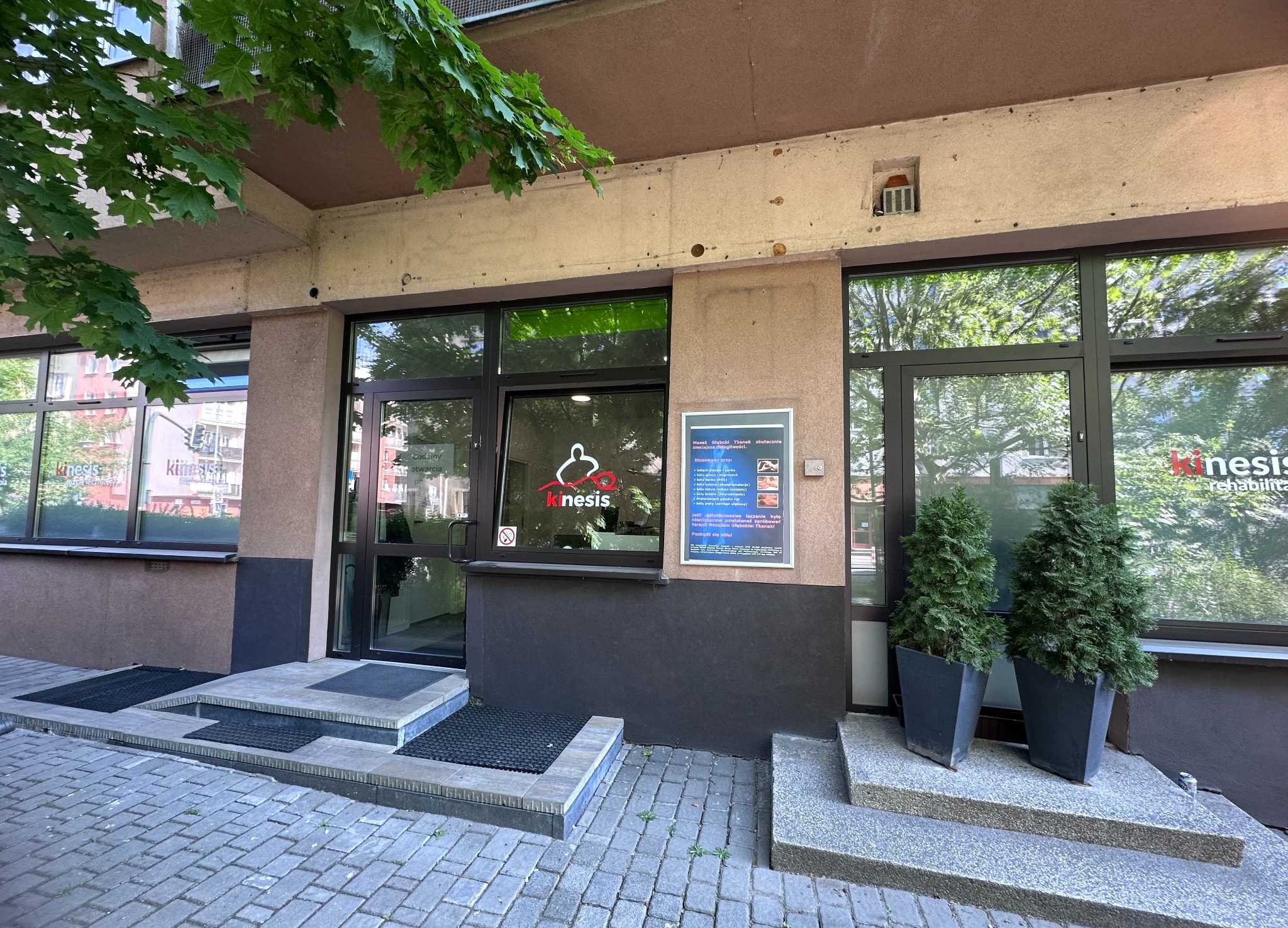 Wejście go Kinesis Rehabilitacja