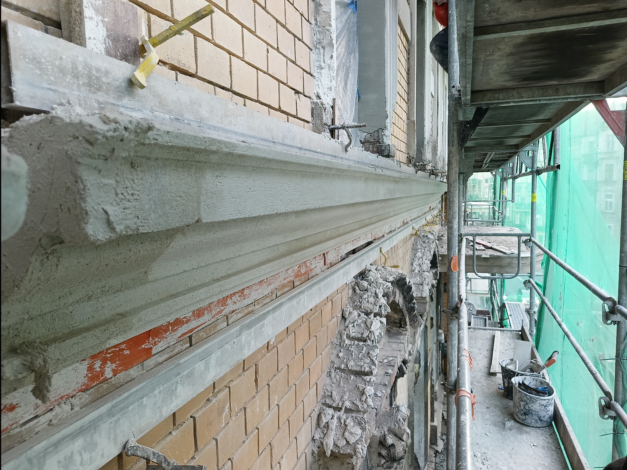 Gzymsy wykonywane metodą ciągnioną