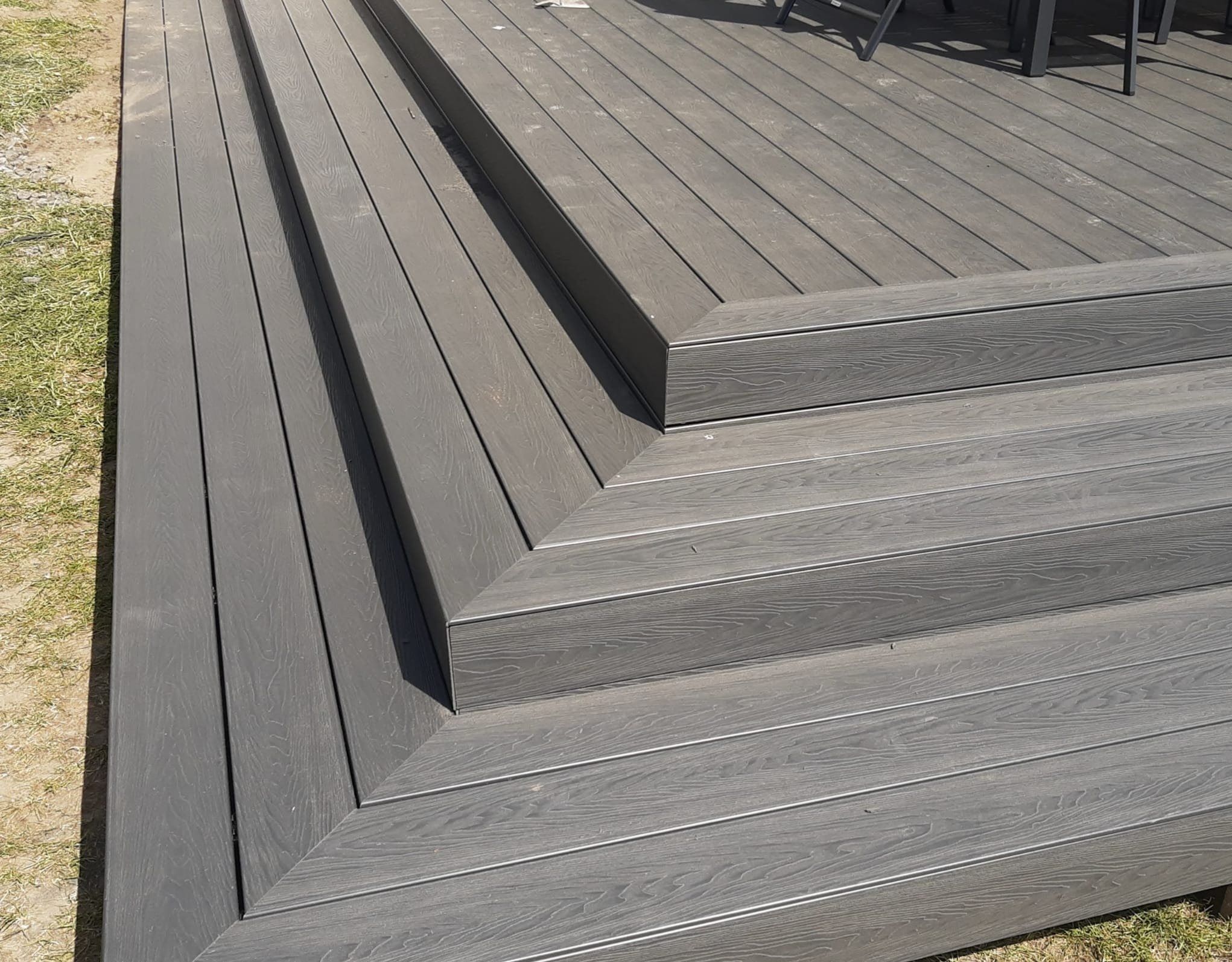 Taras z deski kompozytowej