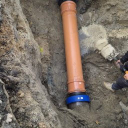 Przyłącze wod kan Piastów 2