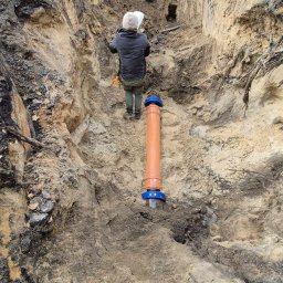 Przyłącze wod kan Piastów 4