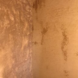 Oliver Szmyt - po prawej - pierwszy etap schnięcia po lewej - drugi etap schnięcia