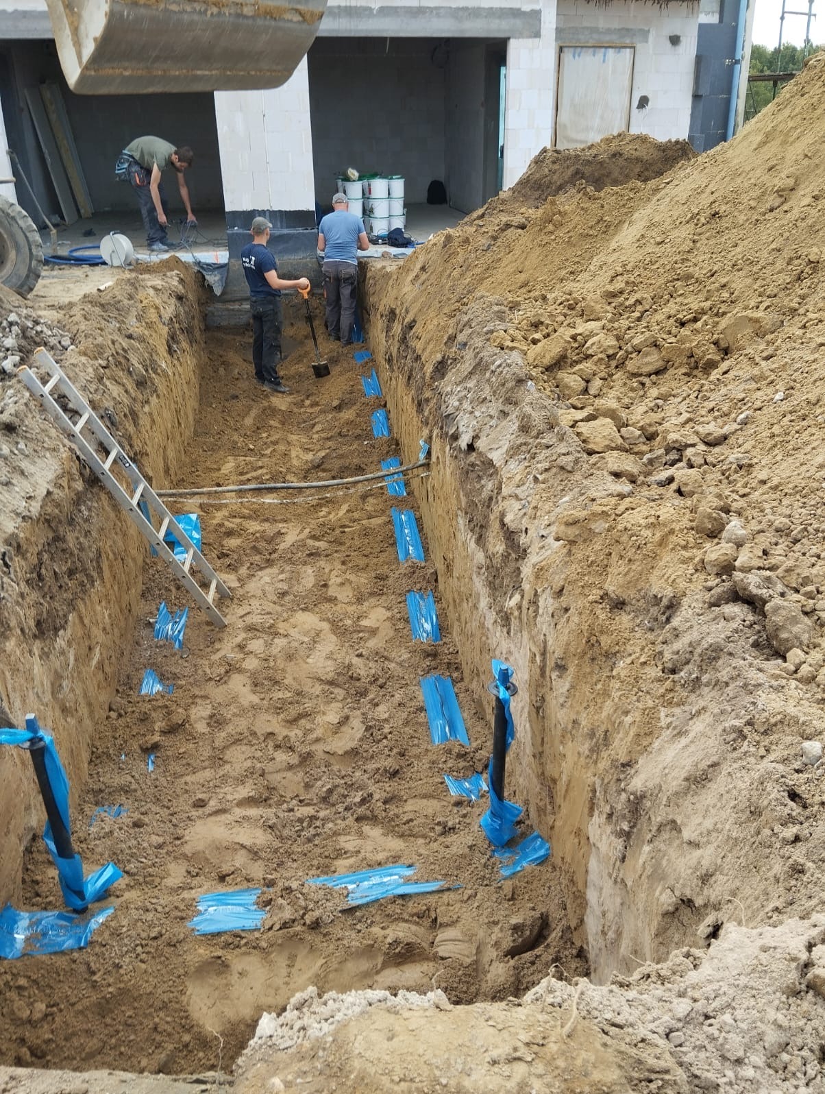 Budowa przyłączy wodociągowych do budynku mieszkalnego w zabudowie bliźniaczej Gdańsk