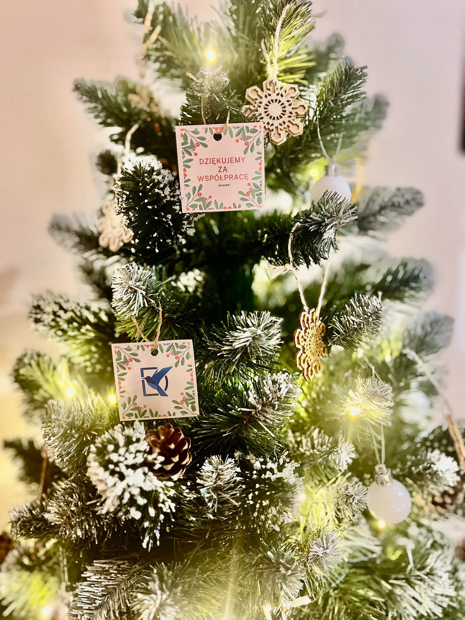 Świąteczne podziękowania za współpracę