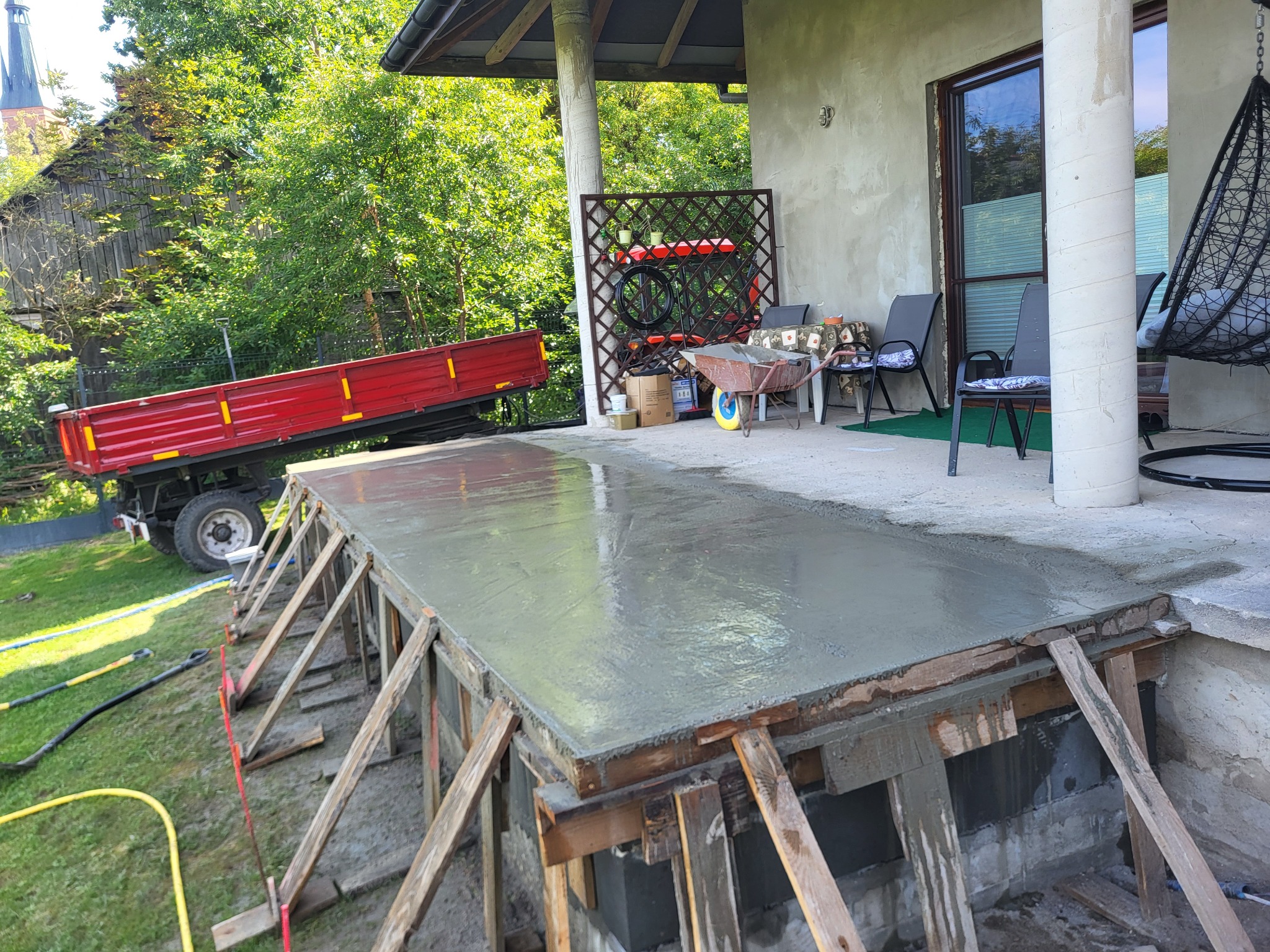 Powiększenie tarasu z 28 na 40 m2