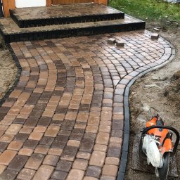 Układanie kostki brukowej Zblewo 2