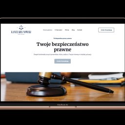 Kancelaria Nowicki – Prawo

Minimalistyczna i prestiżowa wizytówka prawnicza, której design podkreśla autorytet, bezpieczeństwo oraz profesjonalne podejście do spraw klienta.  
Bezpieczny system rezerwacji konsultacji online zintegrowany z kalendarzem.