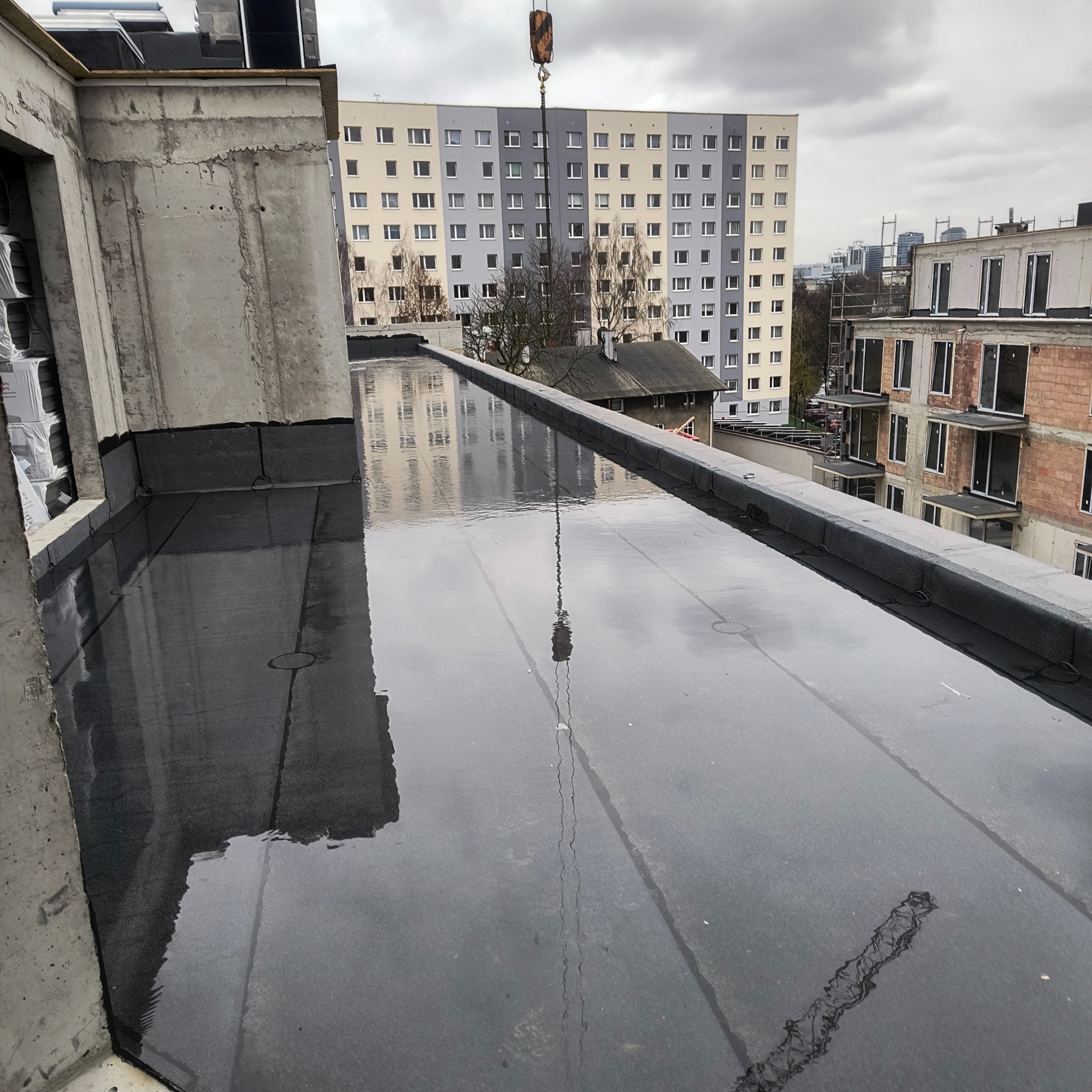 Próba szczelności dachu