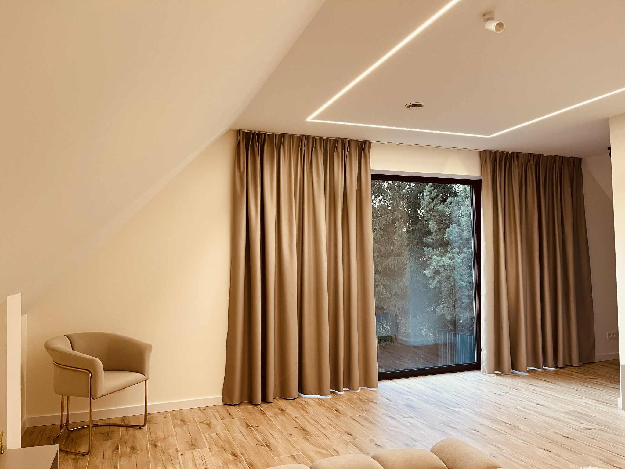 zasłony system flex + szyny KS