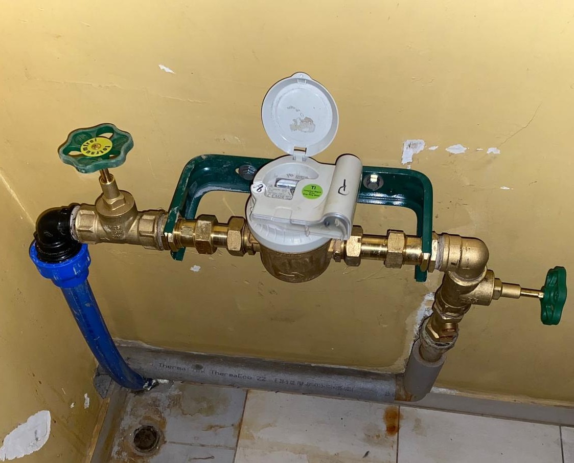 Wodomierz → przyłącze