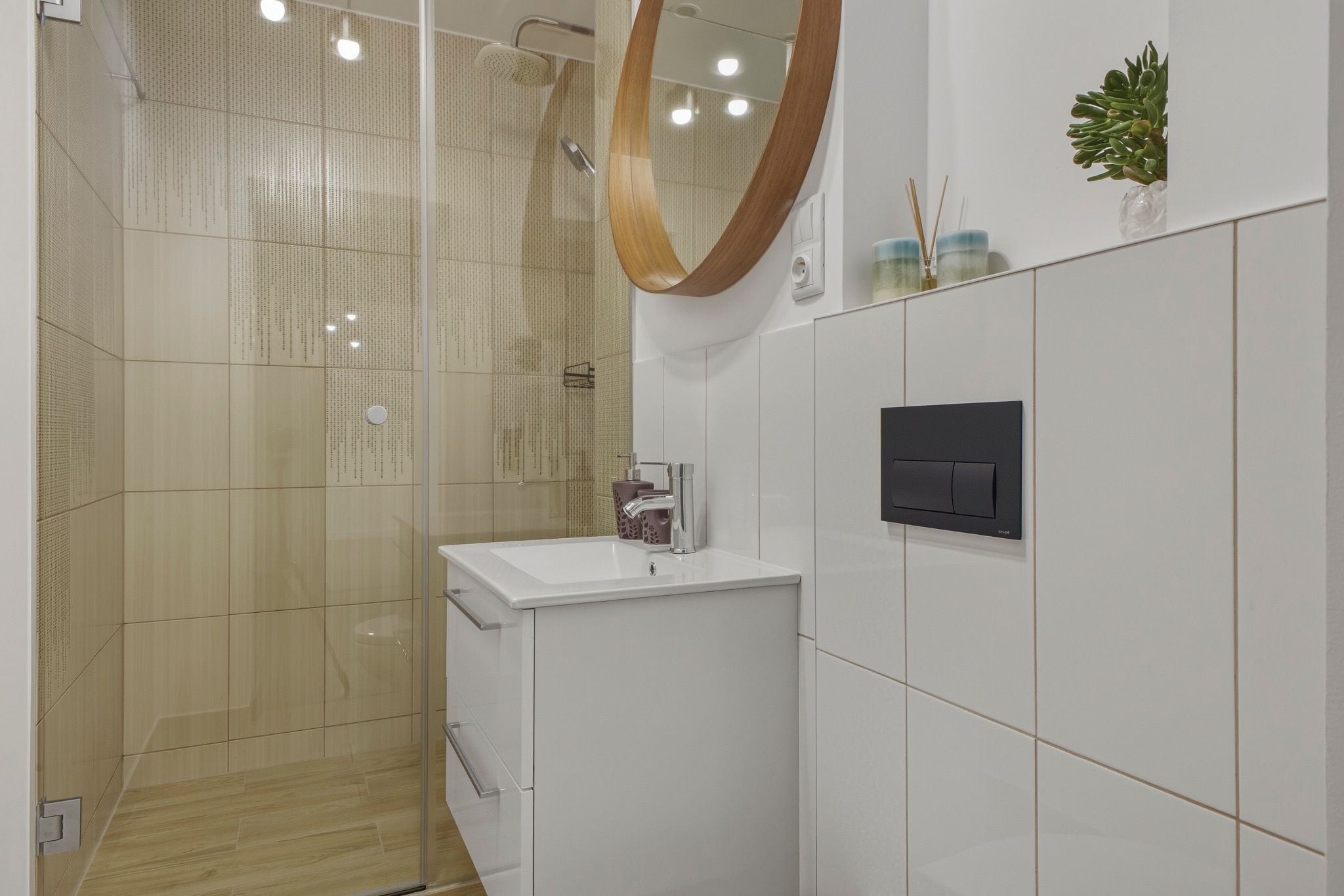 pięknie wyremontowana łazienka, 3 pokoje 46 m2 Targówek osiedle Bródno