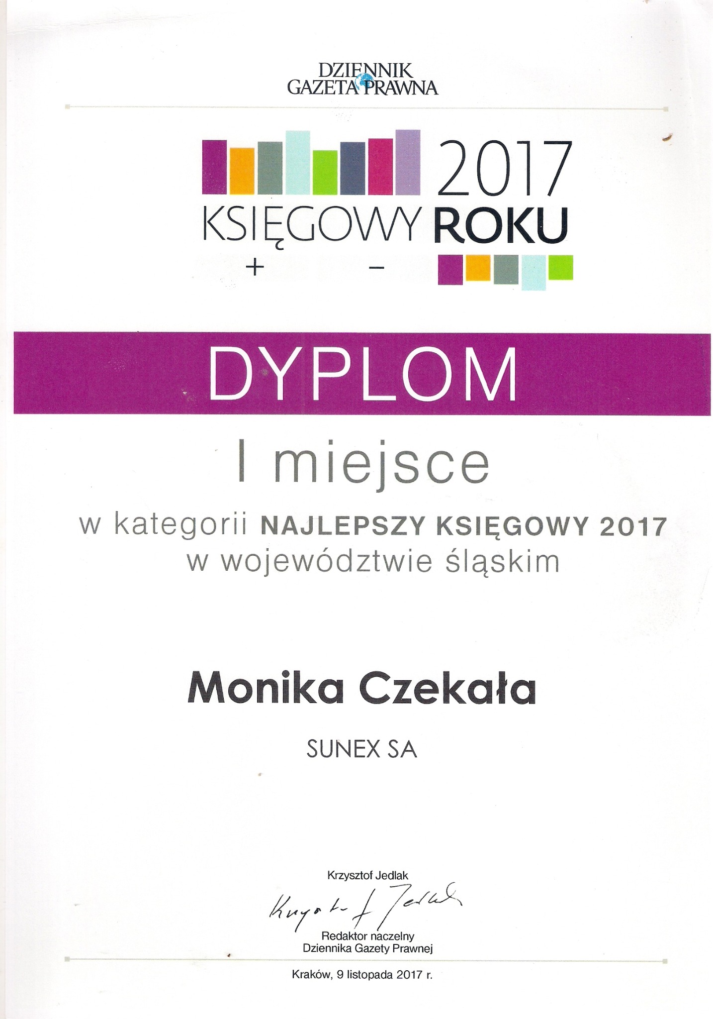 Księgowy Roku 2017
