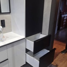 Meble pod każdy wymiar - Słupek w łazience