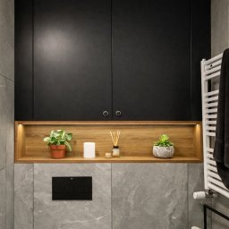 Nowoczesna łazienka z minimalistycznymi detalami