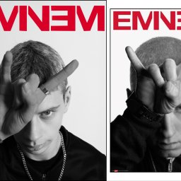 Odwzorowanie okładek albumu + sesja fotograficzna wykonana przez mnie.