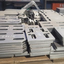 Blachy przygotowane do dalszej realizacji