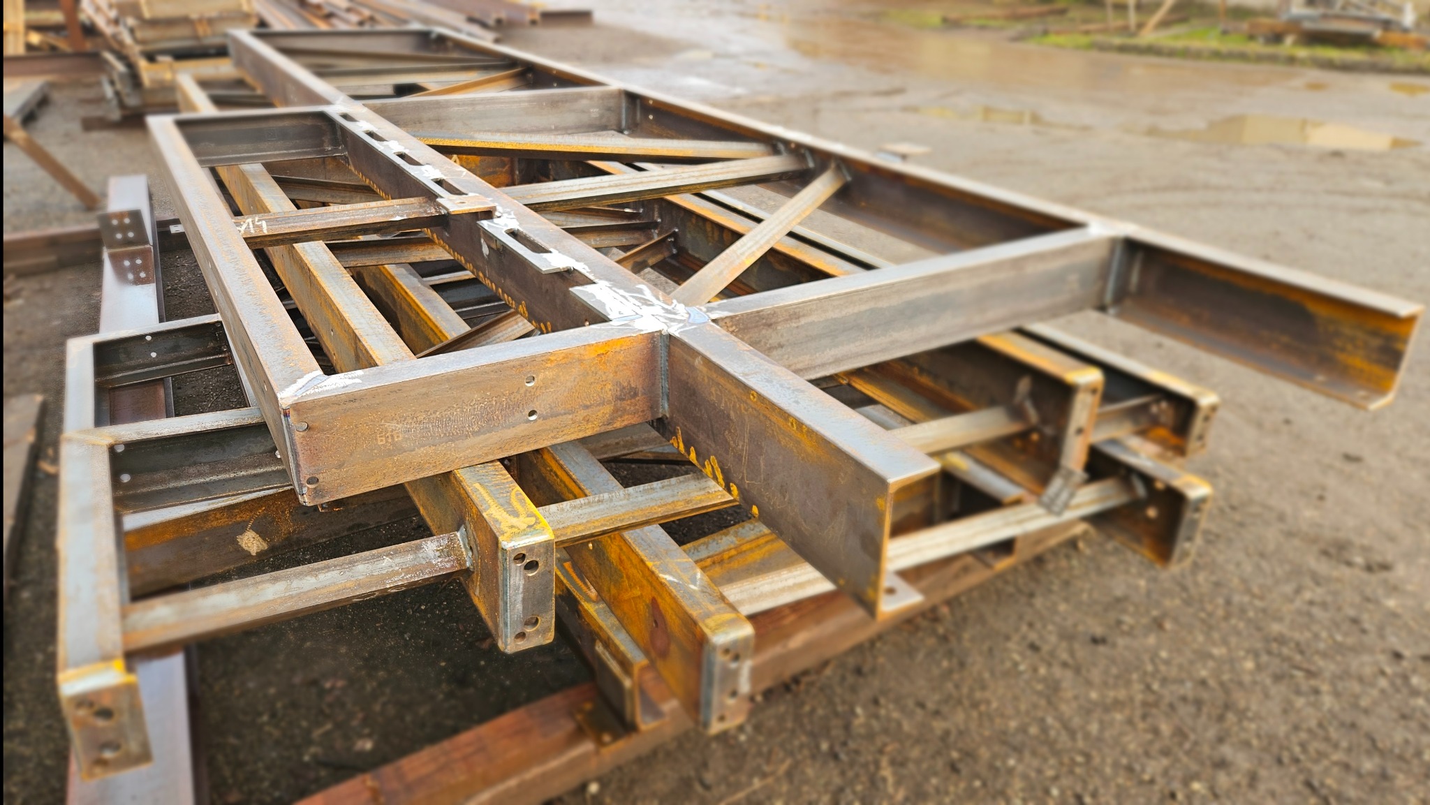 Konstrukcje stalowe pomostów - przykładowa realizacja