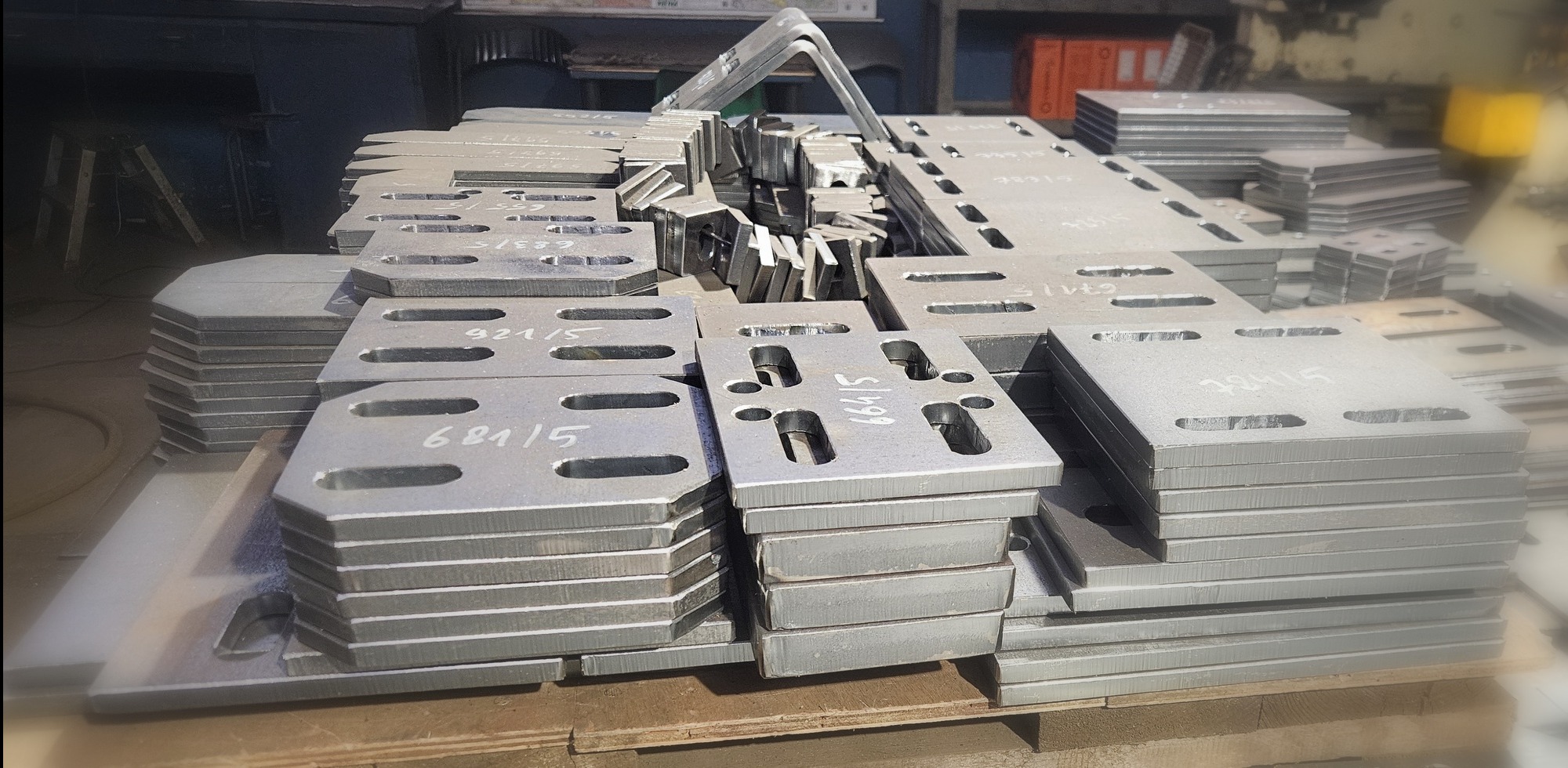 Blachy przygotowane do dalszej realizacji