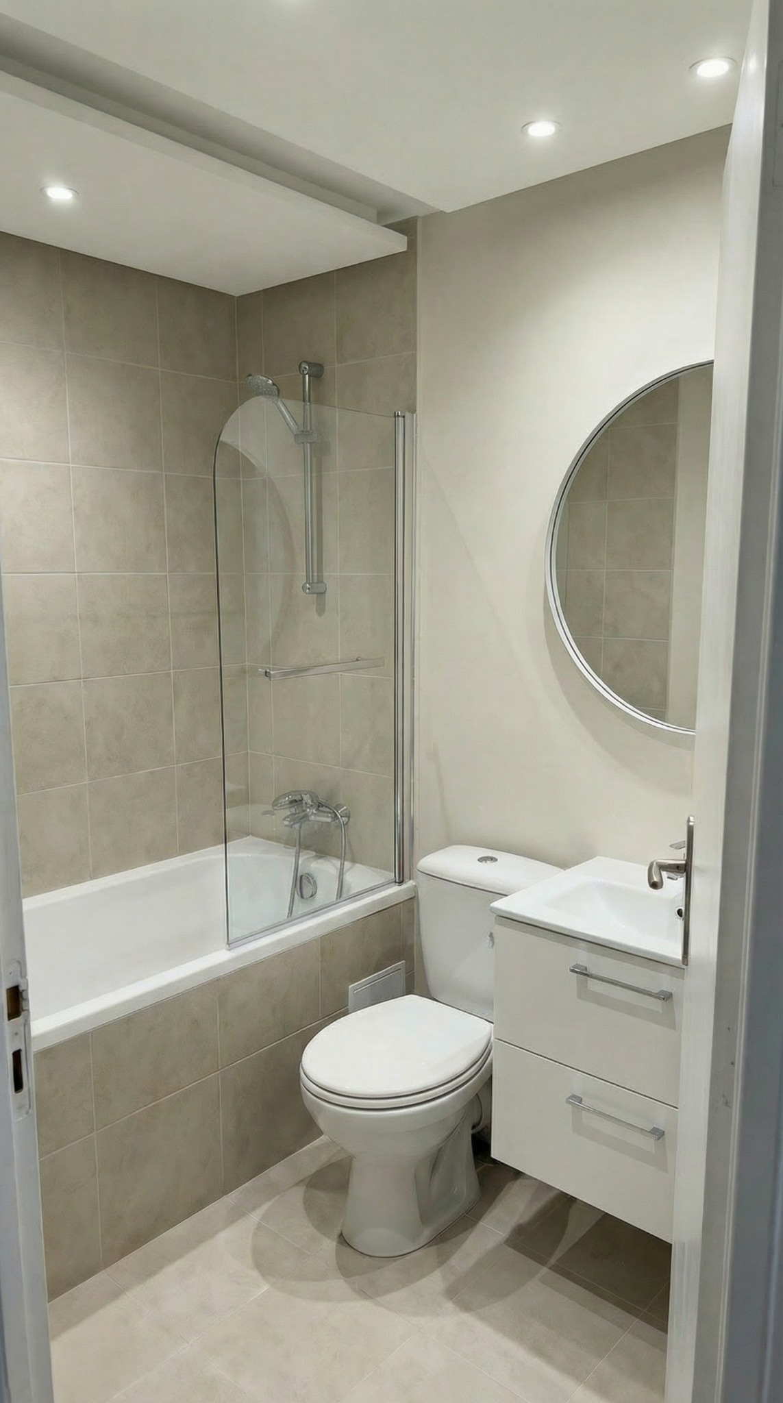 łazienka w bloku po remoncie