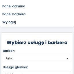 Aplikacja do umawiania wizyt oraz zarządzania salonem fryzjerskim leniwybarber.pl 