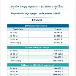 Sprzątanie mieszkań Grupa 2